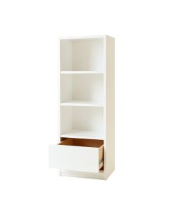 Vale Arc Narrow Cubby Tower - White