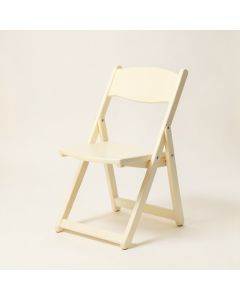 Elm Branch Folding Outdoor Chair - Cream (synthetic illustration; no displayed measurements)