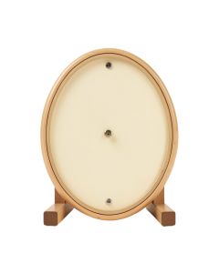 Martini Poly Resin Clock With Thermometer