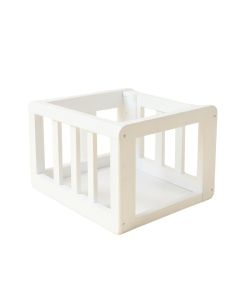 Flint Brook Empty Furniture-Style Pet Crate - White