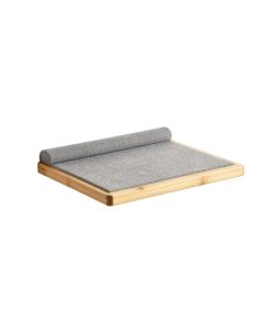 Glen Crossing Wall-Mounted Cat Perch - Gray (synthetic illustration; no displayed measurements)