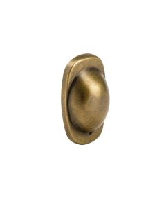 Rustic 3 1/2 '' Center To Center Cup/Bin Pull (synthetic illustration; no displayed measurements)
