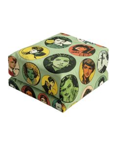 60S 70S Pop Art Inspired Circles Vintage Design Art Duvet Cover Set (synthetic illustration; no displayed measurements)