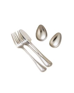 Hammered Design Wedding Cake Serving Set