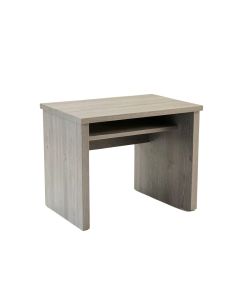 Dune Arc Small Writing Desk - Gray (synthetic illustration; no displayed measurements)