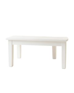 Glen Bluff Indoor Bench - White