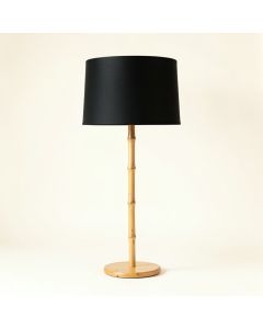 Harbor Crossing Floor Lamp With A Plain Fabric Shade - Black (synthetic illustration; no displayed measurements)