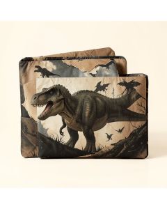 Dinosaur Dangerous Dinosaur Tears Up The Paper Wall Image Scary Break Scenery Duvet Cover Set (synthetic illustration; no displayed measurements)