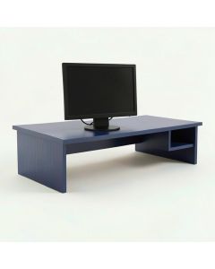 Harbor Arc Desktop Monitor Riser (synthetic illustration; no displayed measurements)