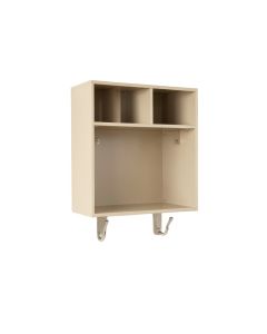 Olive Bend Wall-Mounted Entryway Organizer Shelf - Beige