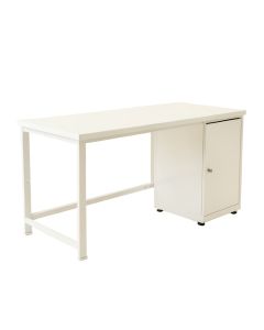 Vale Brook Empty Workshop Workbench - White