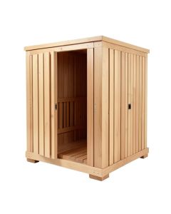 Grayson 4 Person Indoor Traditional Steam Sauna In Cedar