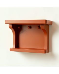 Willow Bridge Wall-Mounted Entryway Organizer Shelf - Terracotta (synthetic illustration; no displayed measurements)