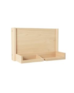 Cedar Crest Empty Wall-Mounted Tool Organizer Panel - Beige (synthetic illustration; no displayed measurements)