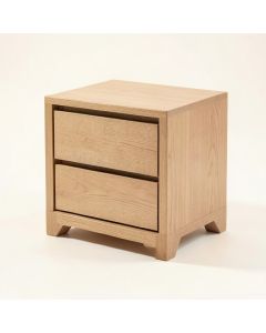 Odonoghue 2 - Drawer Solid Wood Nightstand In Light Brown (synthetic illustration; no displayed measurements)