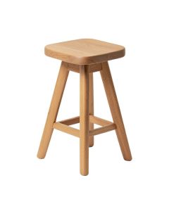 Eberhardt Swivel Solid Wood Stool
