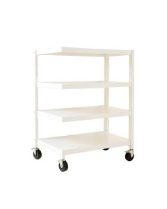 Reed Bluff Empty Rolling Workshop Cart - White (synthetic illustration; no displayed measurements)