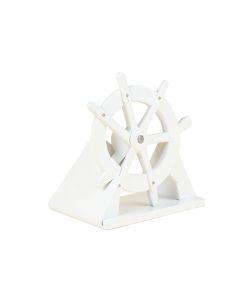 Anchor And Ship Wheel Mdf And Metal Bookends