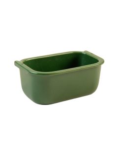 Cliff Bluff Empty Railing Planter With Integral Brackets - Green