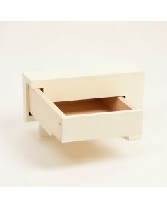 Bay Bend Under-Desk Drawer Unit - Cream (synthetic illustration; no displayed measurements)