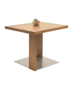Calvo Industrial Square Shaped Counter Height Solid Wood Dining Table