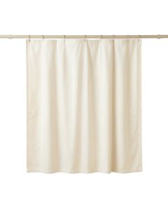 Juniper Crossing Shower Curtain Hanging Flat From A Plain Rod - Ivory