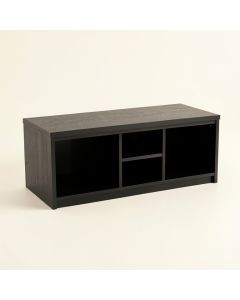 Moss Crossing Shoe Storage Bench - Black (synthetic illustration; no displayed measurements)