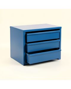 River Bridge Small-Parts Storage Drawer Cabinet - Blue (synthetic illustration; no displayed measurements)