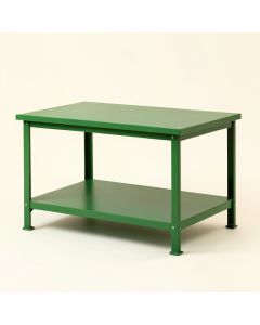 Fern Crest Empty Workshop Workbench - Green (synthetic illustration; no displayed measurements)