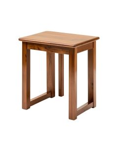 Mastrangelo Rosewood 4 Legs End Table (synthetic illustration; no displayed measurements)