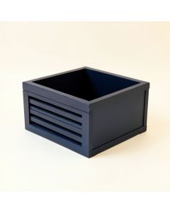 Willow Canyon Empty Furniture-Style Litter Enclosure - Navy (synthetic illustration; no displayed measurements)