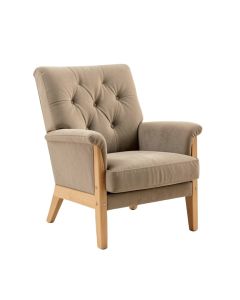 Aveline Tufted Polyester Wingback Chair (synthetic illustration; no displayed measurements)