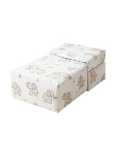 Elephant 4 Piece Crib Bedding Set (synthetic illustration; no displayed measurements)