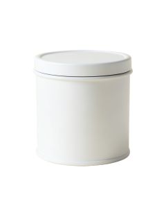 Aspen Branch Storage Canister With Lid - White