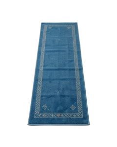 Reed Arc Narrow Runner Rug - Blue