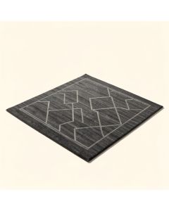 Babich Geometric Shag Dark Gray Area Rug (synthetic illustration; no displayed measurements)
