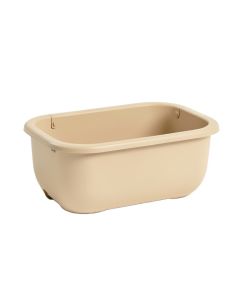 Cove Dale Empty Railing Planter With Integral Brackets - Beige (synthetic illustration; no displayed measurements)