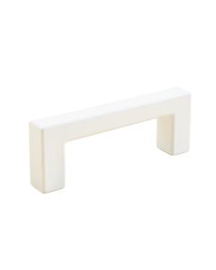Pine Bend Cabinet Handle Without Packaging - White (synthetic illustration; no displayed measurements)