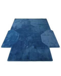 Ash Bridge Rectangular Area Rug - Blue (synthetic illustration; no displayed measurements)