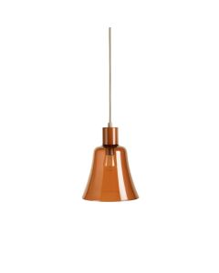 Birch Canyon Pendant Light Suspended From One Plain Cable - Terracotta