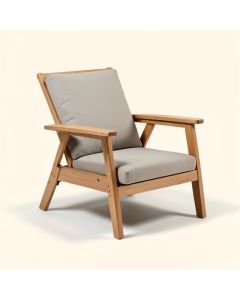 Camren 2 Piece Teak Patio Chair (synthetic illustration; no displayed measurements)