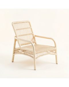 Brook Bluff Outdoor Lounge Chair - Cream (synthetic illustration; no displayed measurements)