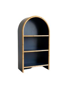 Olive Bridge Freestanding Bookcase - Navy (synthetic illustration; no displayed measurements)