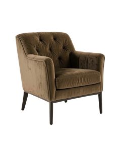 Fitchett 37 '' Wide Tufted Velvet Club Chair