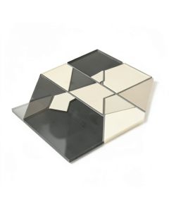 Tara 1.2 '' X 6 '' Glass Grid Mosaic Tile (synthetic illustration; no displayed measurements)