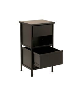 Brook Brook Freestanding Pull-Out Hamper Cabinet - Black (synthetic illustration; no displayed measurements)