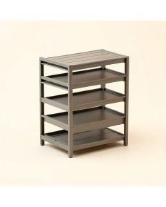Rebrilliant 12 Pair Stackable Shoe Rack (synthetic illustration; no displayed measurements)