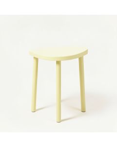 Alder Branch Compact Balcony Table - Ivory (synthetic illustration; no displayed measurements)