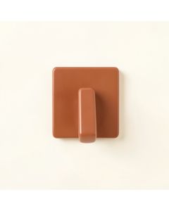 Briar Crest Wall-Mounted Robe Hook - Terracotta (synthetic illustration; no displayed measurements)
