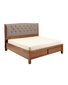 Berkie Queen Tufted Upholstered Low Profile Standard Bed (synthetic illustration; no displayed measurements)
